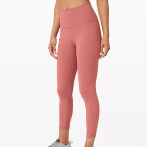 lululemon Wunder Train High-Rise Tight 25" in Brier Rose